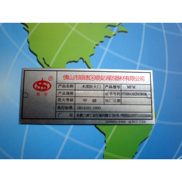 Kundenspezifisches Logo-Revers-Pin-Abzeichen mit preiswertem Fabrik-Preis-Metallschild-Drucken-Stahlzeichen (KS-ML0231)